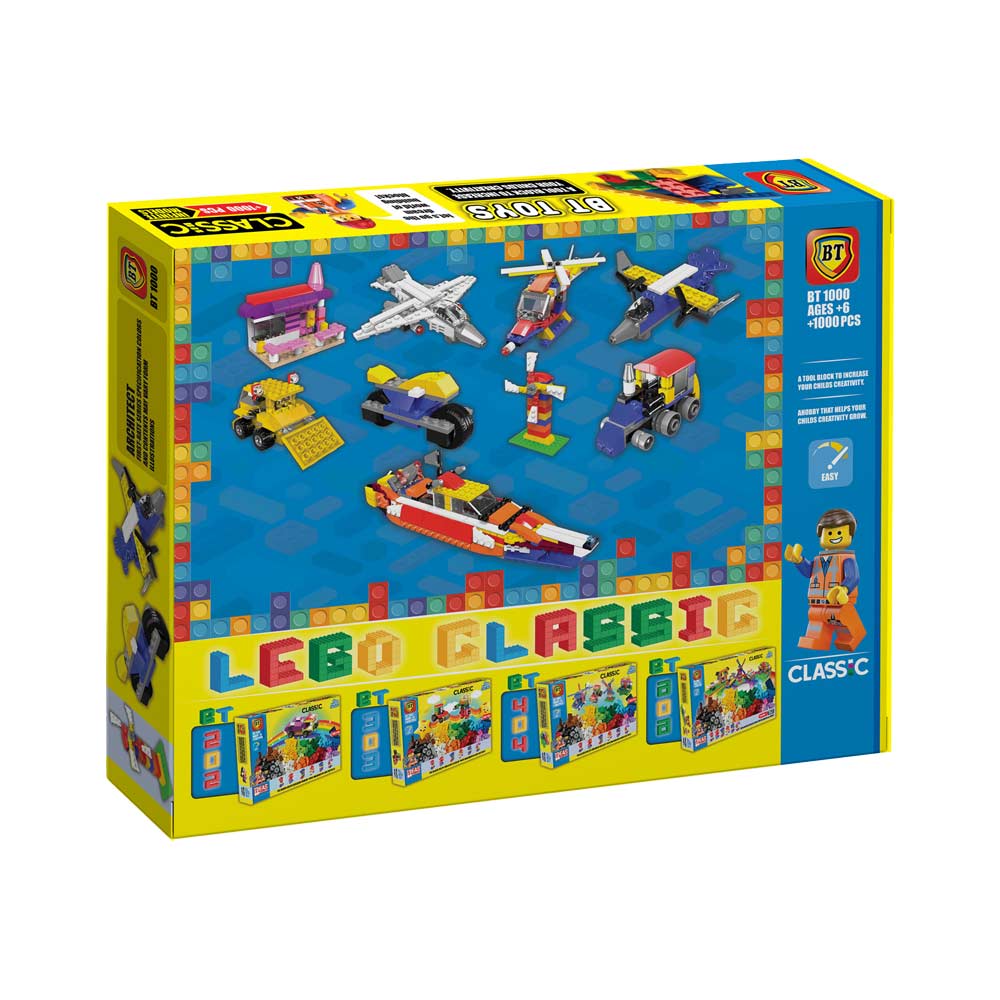 لگو کلاسیک 1000 قطعه کد BT1000