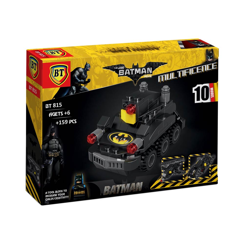 لگو ماشین بتمن 10 مدل در 1 جعبه 159 قطعه کد BT815