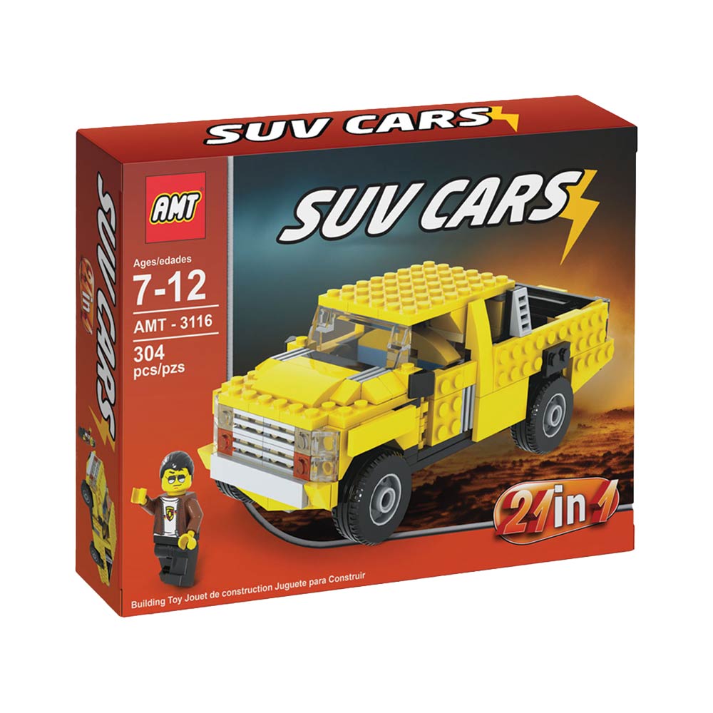 لگو ماشین شاسی بلند 21 مدل در 1 جعبه 304 قطعه کد AMT3116