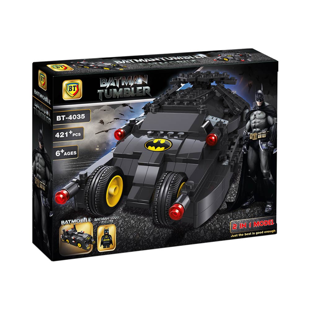 لگو ماشین بتمن 2 مدل در 1 جعبه 421 قطعه کد BT4035