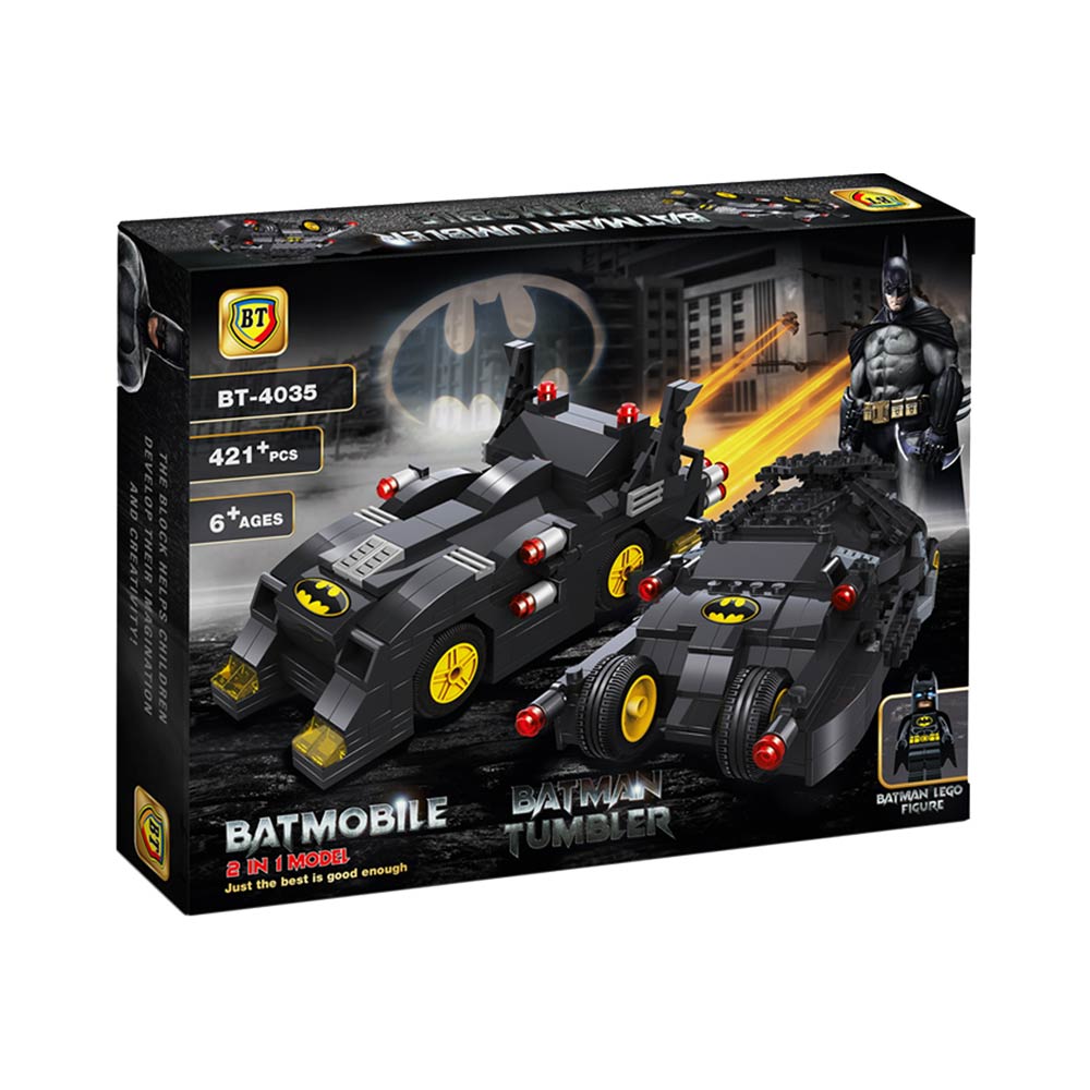 لگو ماشین بتمن 2 مدل در 1 جعبه 421 قطعه کد BT4035