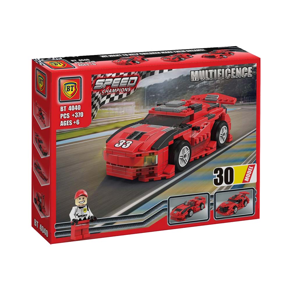 لگو ماشین مسابقه 30 مدل در 1 جعبه 370 قطعه کد BT4040