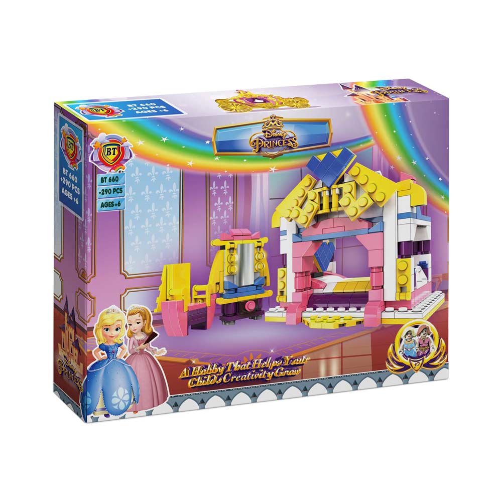 لگو تخت پرنسس 290 قطعه کد BT660