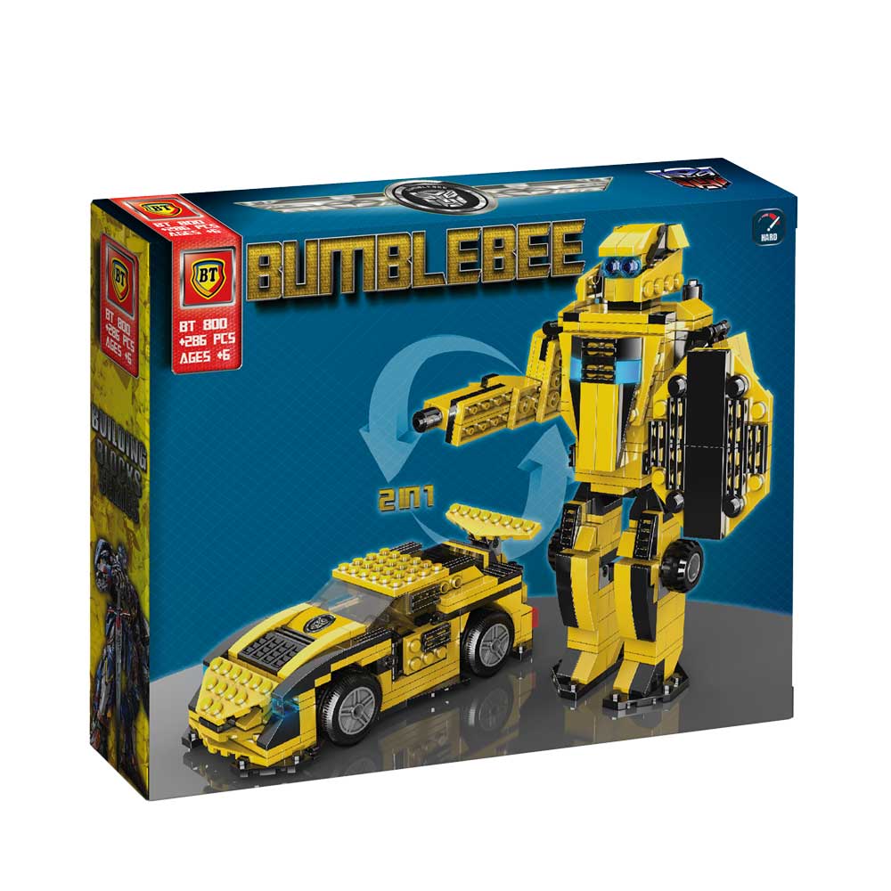 لگو ماشین بامبل بی تبدیل شونده 2 مدل در 1 جعبه 286 قطعه کد BT800