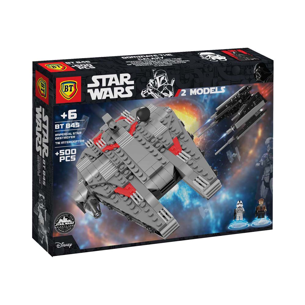 لگو سفینه استاروارز 2 مدل در 1 جعبه 500 قطعه کد BT845