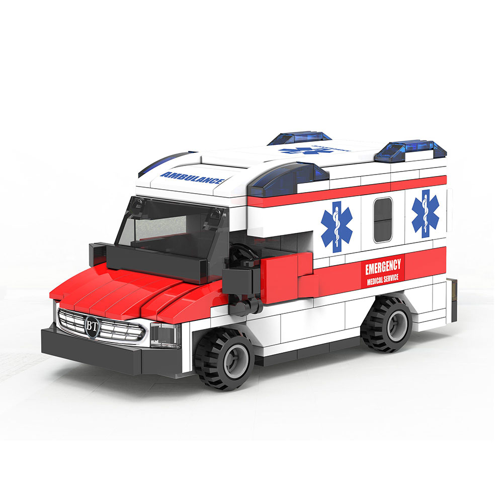 لگو ماشین آمبولانس 264 قطعه کد BT911