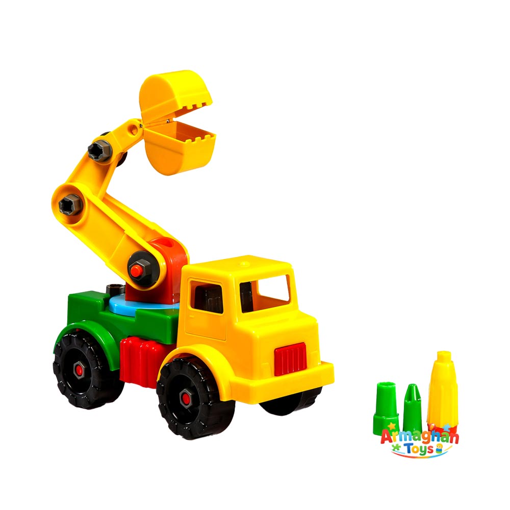 ماشین اسباب بازی جرثقیل ساز و باز نیکو تویز
