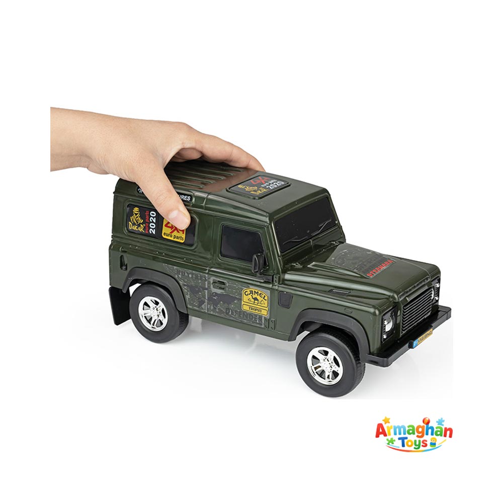 ماشین اسباب بازی لندرور اسپورت برند درج توی