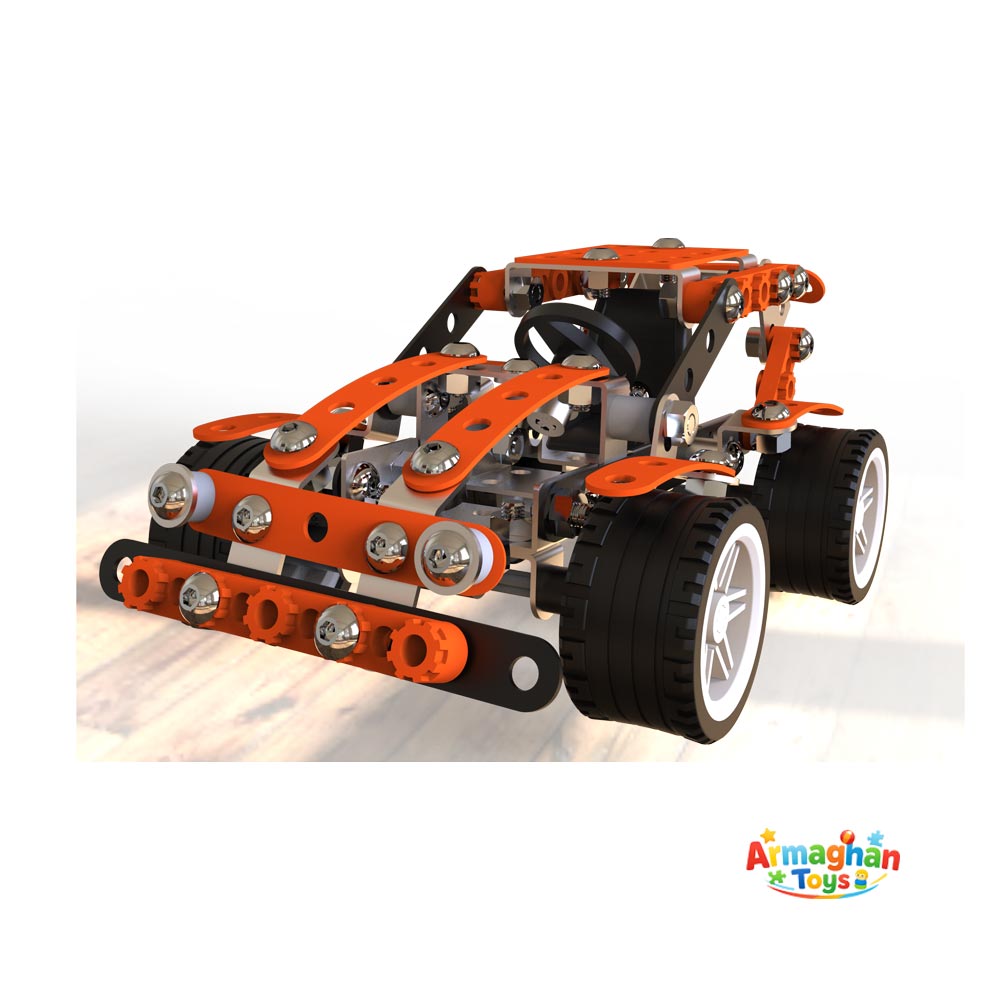 ساختنی فلزی ماشین 20 مدل در 1 جعبه 340 قطعه برند زیرک