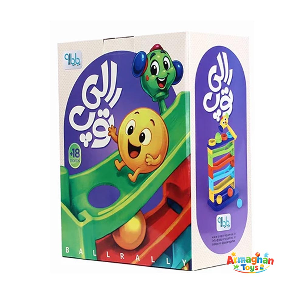 اسباب بازی توپ و سرسره مدل رالی توپ برند پاپارو