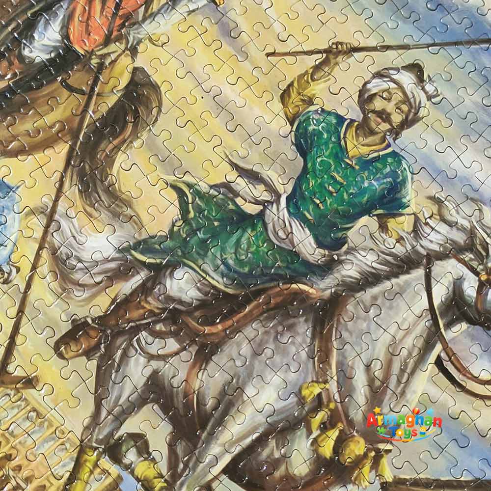 پازل 1000 تکه طرح چوگان در نقش جهان برند هفت خوان